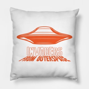 Invaders from Outer Space! Pillow