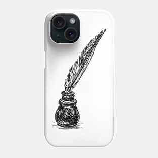 Old Inkwell Drawing Phone Case