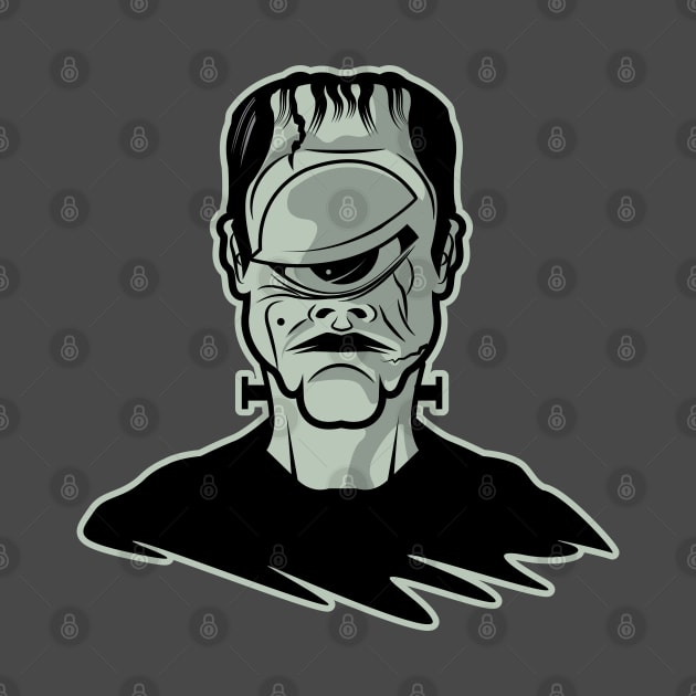 One Eyed Frankenstein by Gimmickbydesign