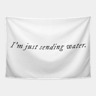 i'm just sending water Tapestry