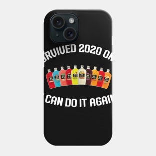 I survived 2020 ..... twice Phone Case