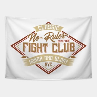 No Rules Fight Club NYC Tapestry