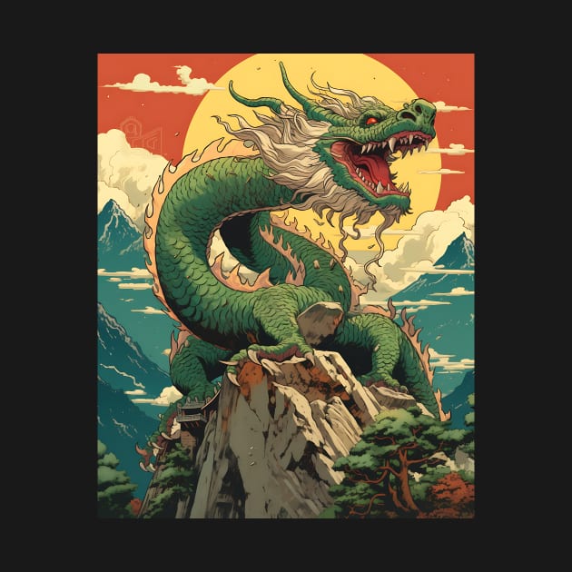 The Green Mountain Dragon by Fuzzy Monk