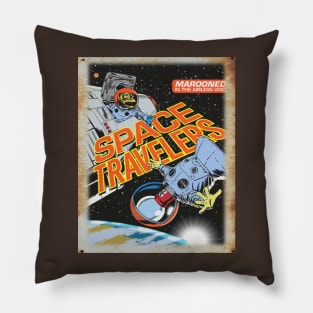 Mystery Science Rusty Barn Sign 3000 - Space Travelers Pillow