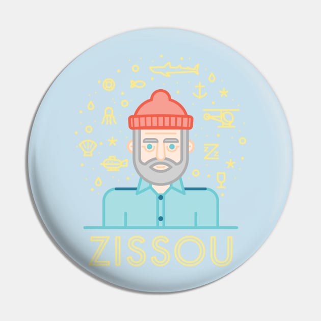 Zissou Pin by wharton