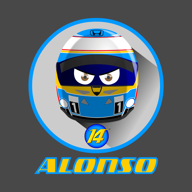 Fernando ALONSO_Helmet 2015 #14 by Cirebox