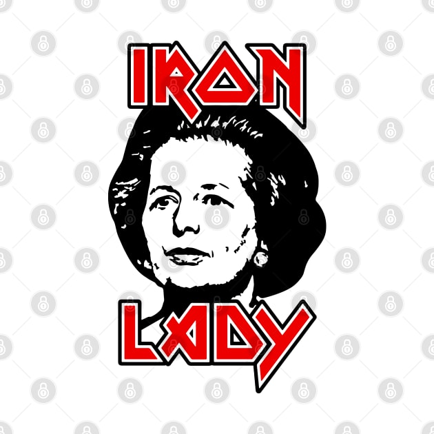 Margaret Thatcher Iron Lady by CultureClashClothing