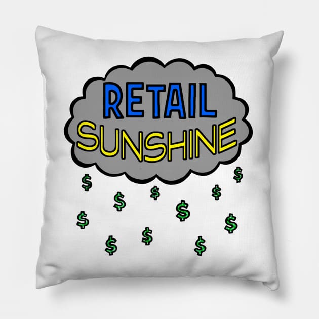 Retail Sunshine Logo Pillow by philmachi