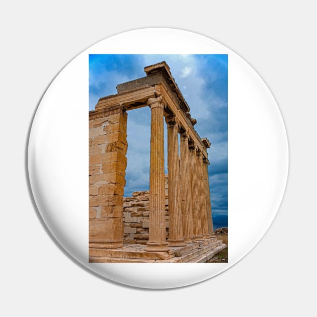 Orange on Blue, Erechtheion, Athens Pin by BrianPShaw