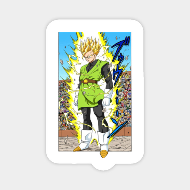 Dragon Ball Z Gohan Super Saiyan 2 Adult Manga Dragon Ball Magnet Teepublic