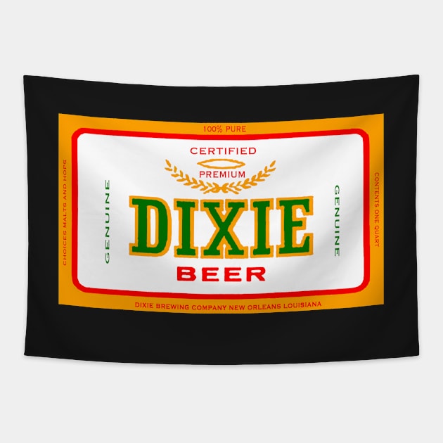 DIXIE BEER OF NEW ORLEANS Tapestry by Overthetopsm