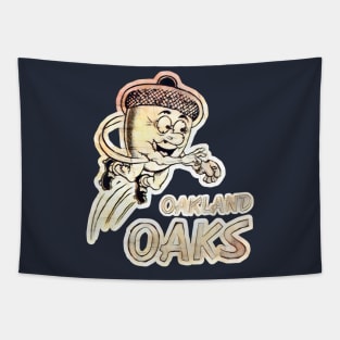 Oakland Oaks Baseball Tapestry