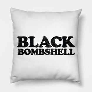 Black Bombshell Pillow