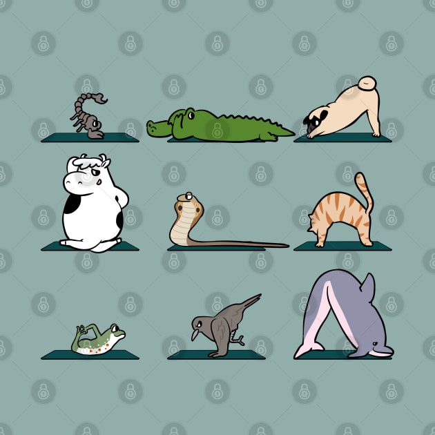 Animal Yoga by huebucket