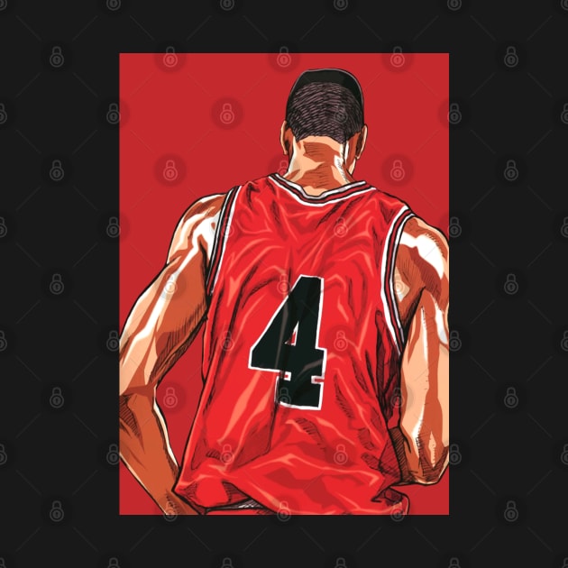 Slam Dunk Akagi Takenori vector by syanart