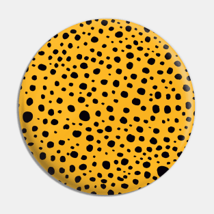 Yellow polka dots Pin