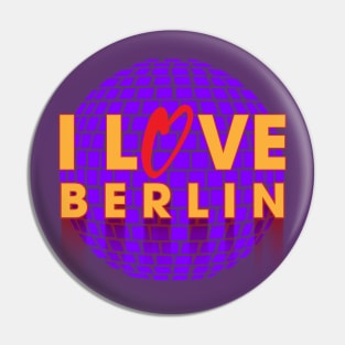 I Love Disco Berlin Pin