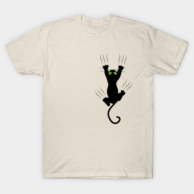 Black Cat Holding Cat T Shirt Teepublic