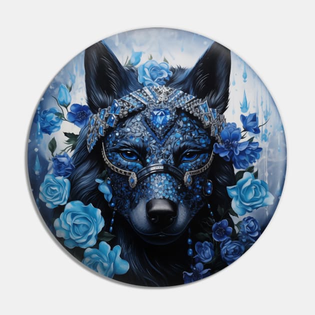 Black German Shepherd Pin by Enchanted Reverie