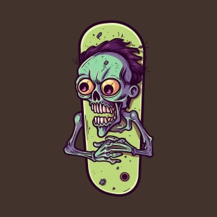 Zombie Skateboarding T-Shirt