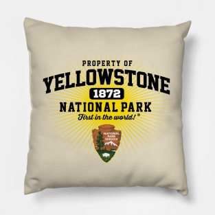 Property of Yellowstone National Park Pillow