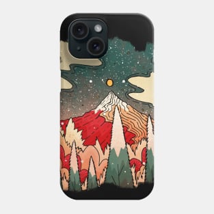 A festive snow peak Phone Case