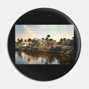 A Village By The River Nile Pin