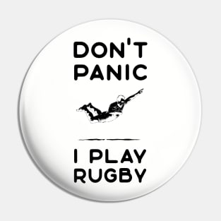 Rugby Players Don't Panic Pin