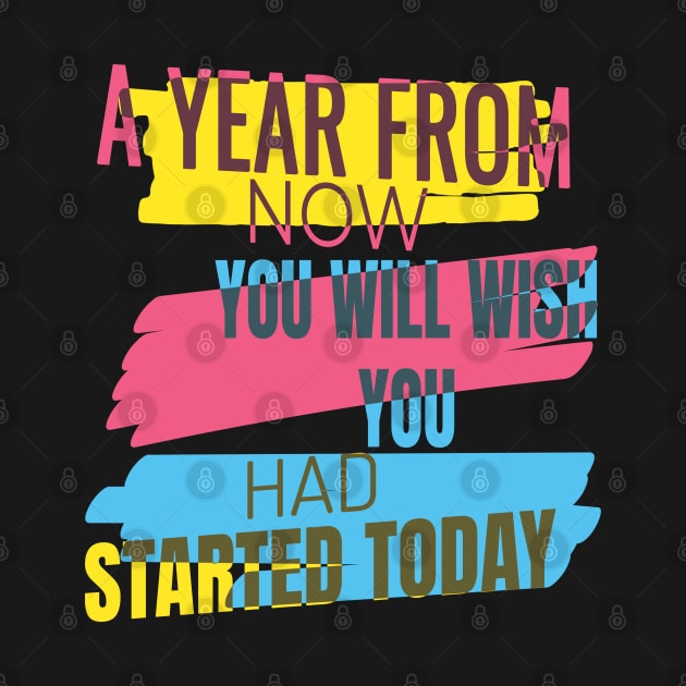 January 2023. Motivational saying. by TeeText