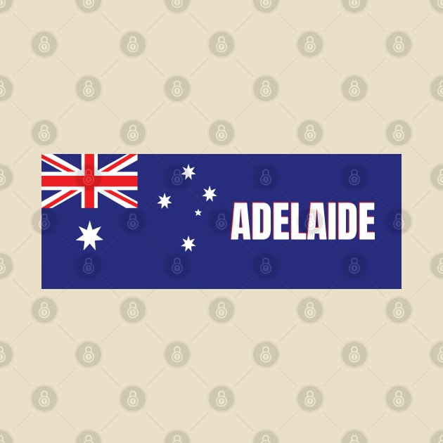 Adelaide City in Australian Flag by aybe7elf