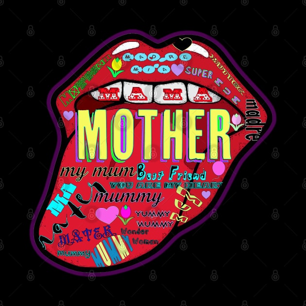 Mother mouth art by Dead but Adorable by Nonsense and Relish