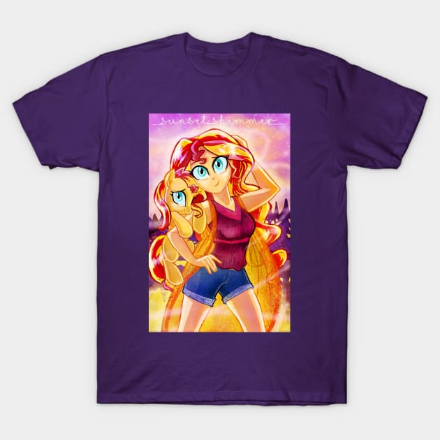 Uskyldig fantastisk Til ære for Sunset Shimmer - My Little Pony - T-Shirt | TeePublic