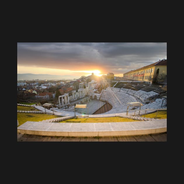 Amphitheatre in Plovdiv, Bulgaria by mitzobs