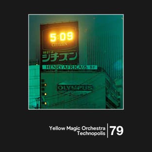 Yellow Magic Orchestra - Technopolis / Minimal Style Graphic Artwork Design T-Shirt