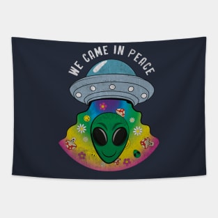 We Came in Peace Tapestry