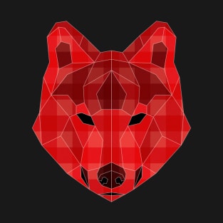 Buffalo Red Plaid Wolf T-Shirt