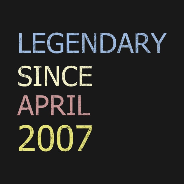 LEGENDARY SINCE APRIL 2007 by BK55