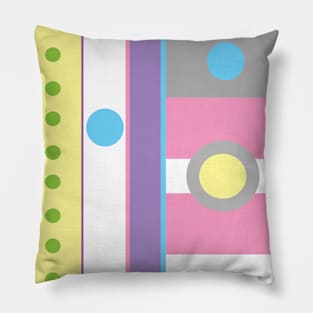 Pop Mod Pastels Pillow