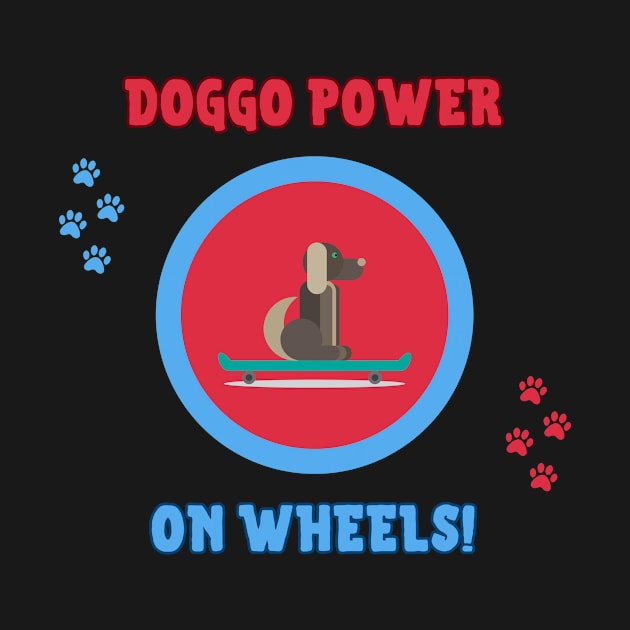 Doggo Power on Wheels! Skate by Chrislkf