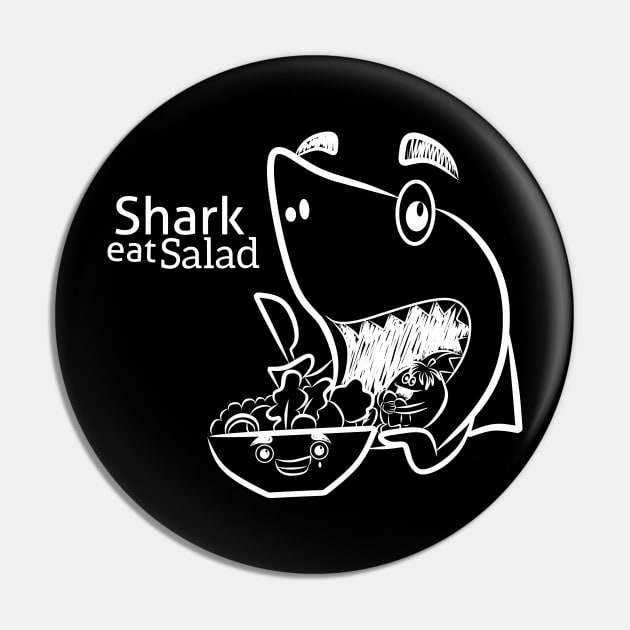 shark eating salad Pin by Ticus7