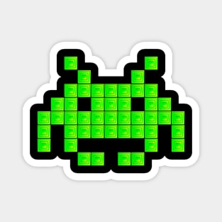 Space Invaders Magnet