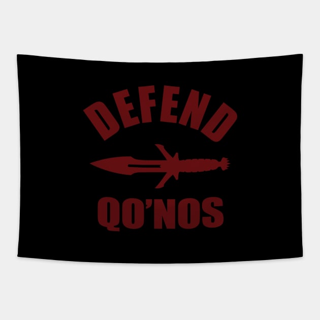 Defend Qo’noS Tapestry by theUnluckyGoat