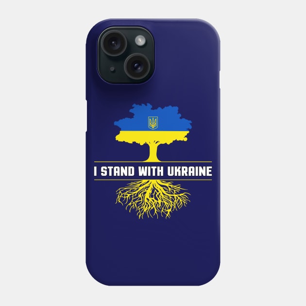 Ukrainian Roots Tree Ukraine Flag Phone Case by Scar