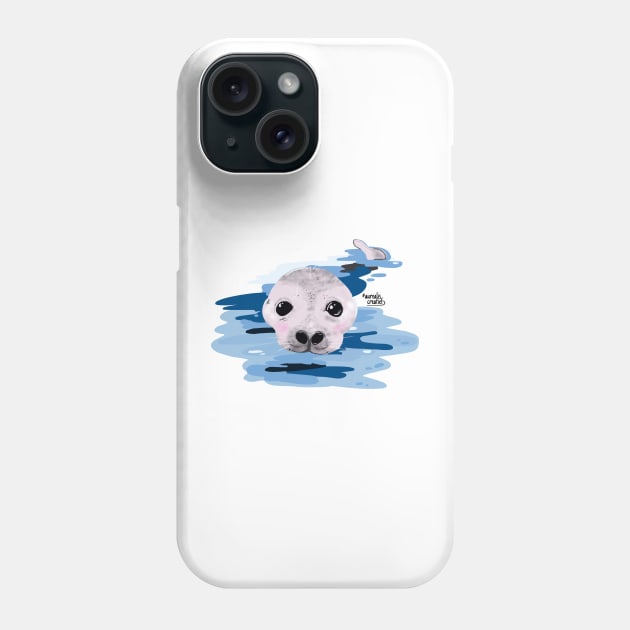 Cute otter Phone Case by Aurealis