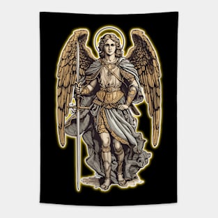 Saint Michael Archangel Tapestry