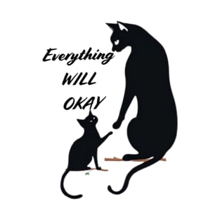 Comforting Paws: Everything Will Be Okay T-Shirt