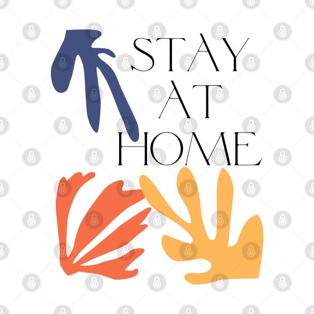 STAY AT HOME ••• Aesthetic Retro Typography Design by unknown_pleasures