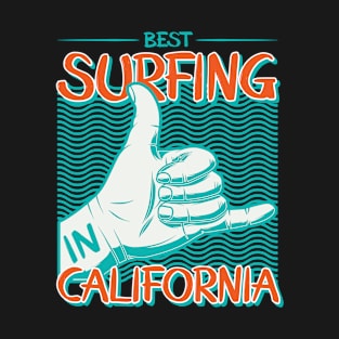 Best Surfing In california Gift Tshirt T-Shirt