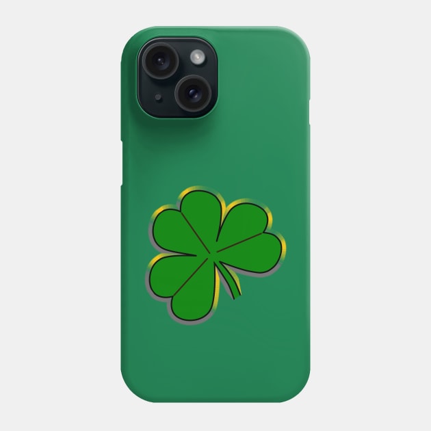 Lucky Shamrock Phone Case by dalyndigaital2@gmail.com