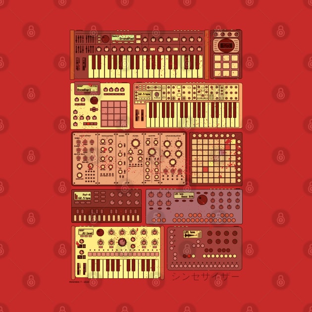 Synthesizers and Electronic Music Instruments by Mewzeek_T